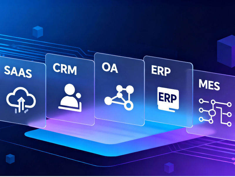 到底什么是SaaS、CRM、OA、ERP、MES?一文帶你快速區(qū)分!