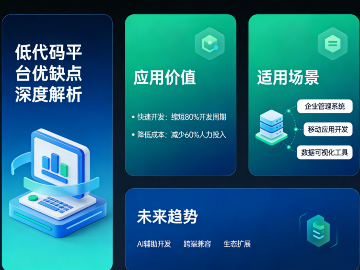 低代碼平臺優(yōu)缺點深度解析：應(yīng)用價值、適用場景與未來趨勢